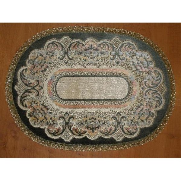 Tapestry Trading Tapestry Trading V1422J 14 x 20 in. Begium Doily Verona; Jade V1422J